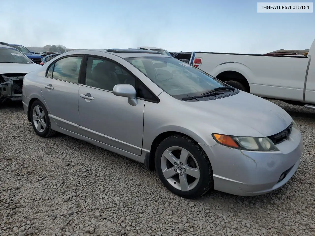 2007 Honda Civic Ex VIN: 1HGFA16867L015154 Lot: 62841775