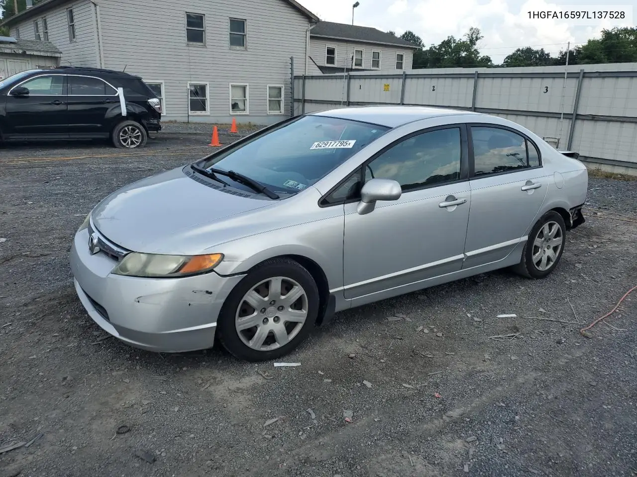 2007 Honda Civic Lx VIN: 1HGFA16597L137528 Lot: 62917795