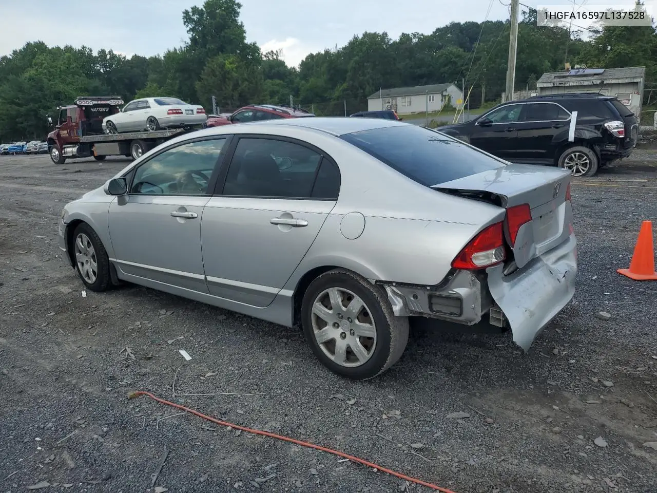2007 Honda Civic Lx VIN: 1HGFA16597L137528 Lot: 62917795