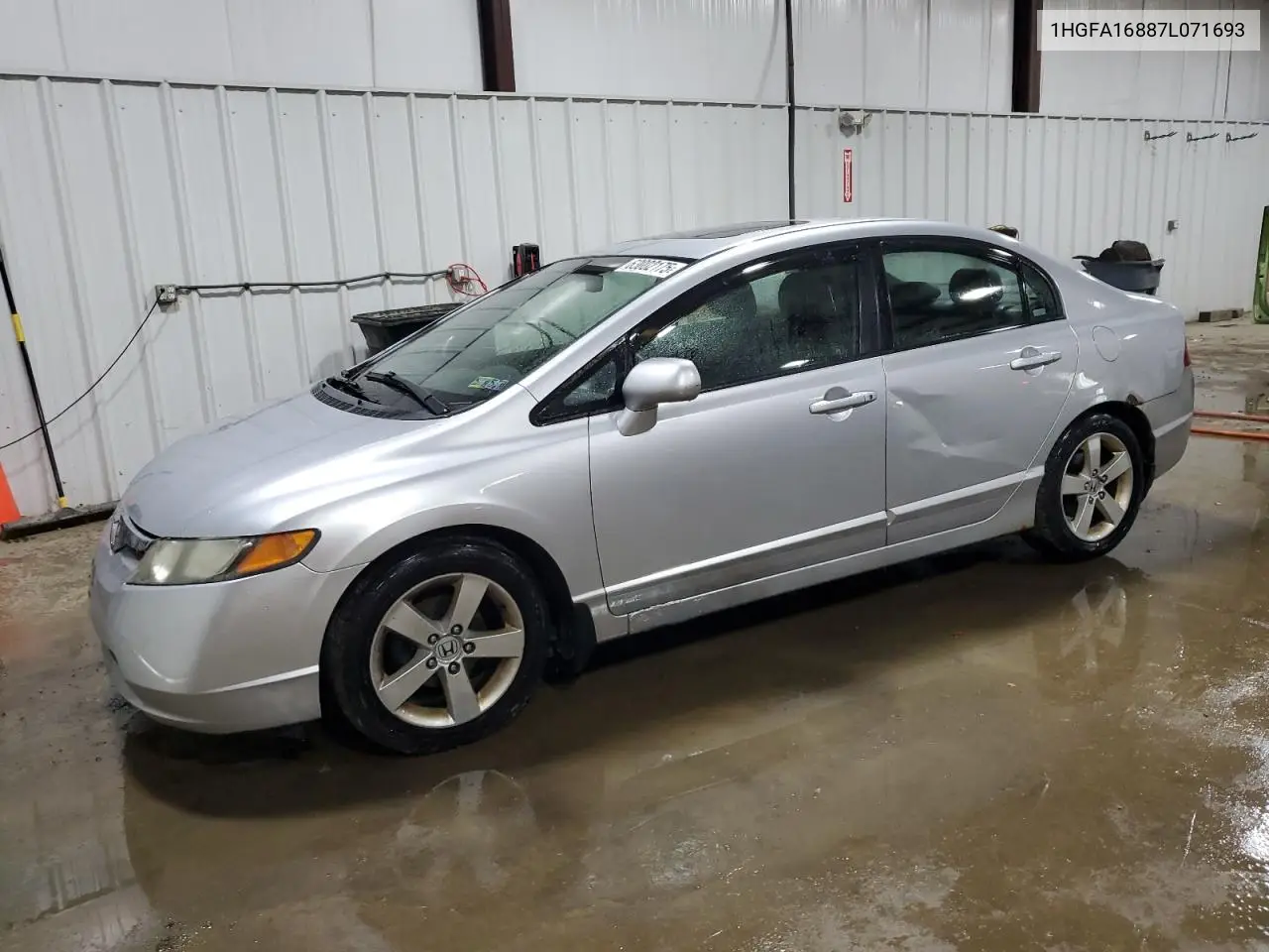 2007 Honda Civic Ex VIN: 1HGFA16887L071693 Lot: 63002175