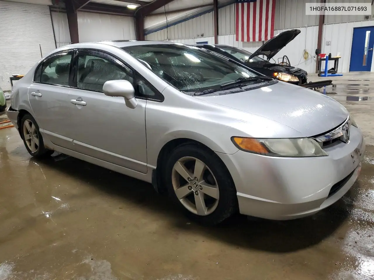 2007 Honda Civic Ex VIN: 1HGFA16887L071693 Lot: 63002175