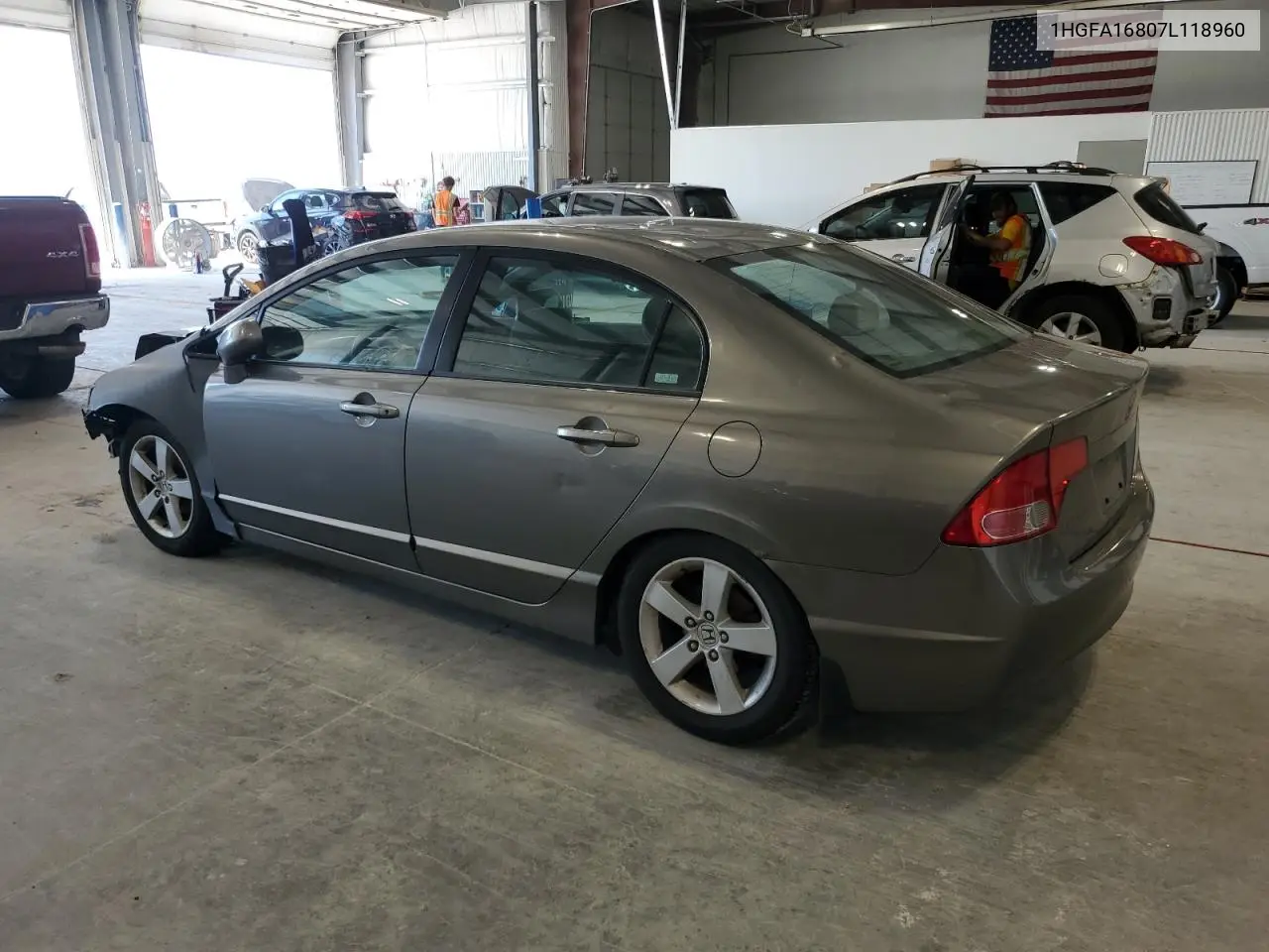 2007 Honda Civic Ex VIN: 1HGFA16807L118960 Lot: 63023455