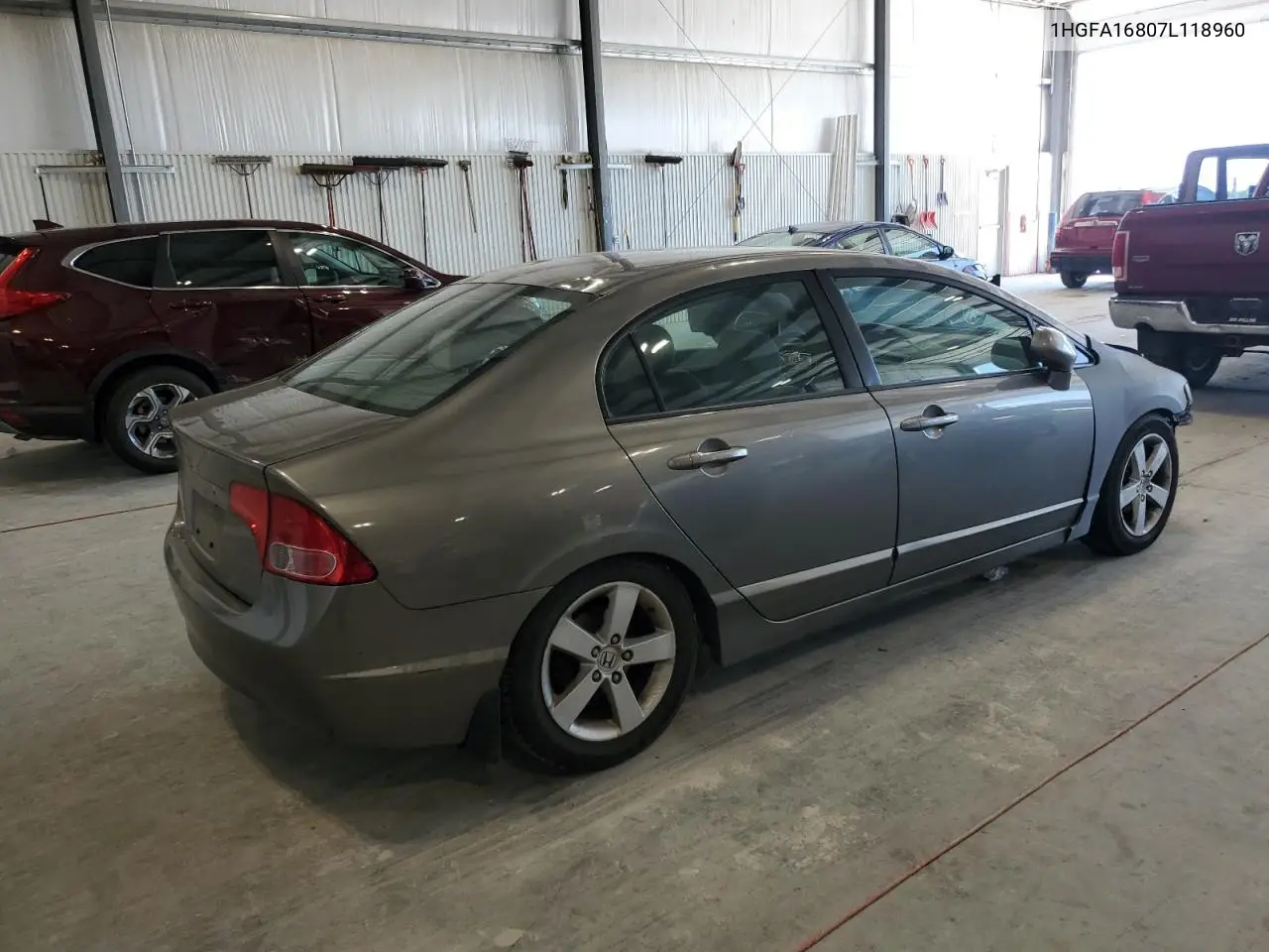 2007 Honda Civic Ex VIN: 1HGFA16807L118960 Lot: 63023455