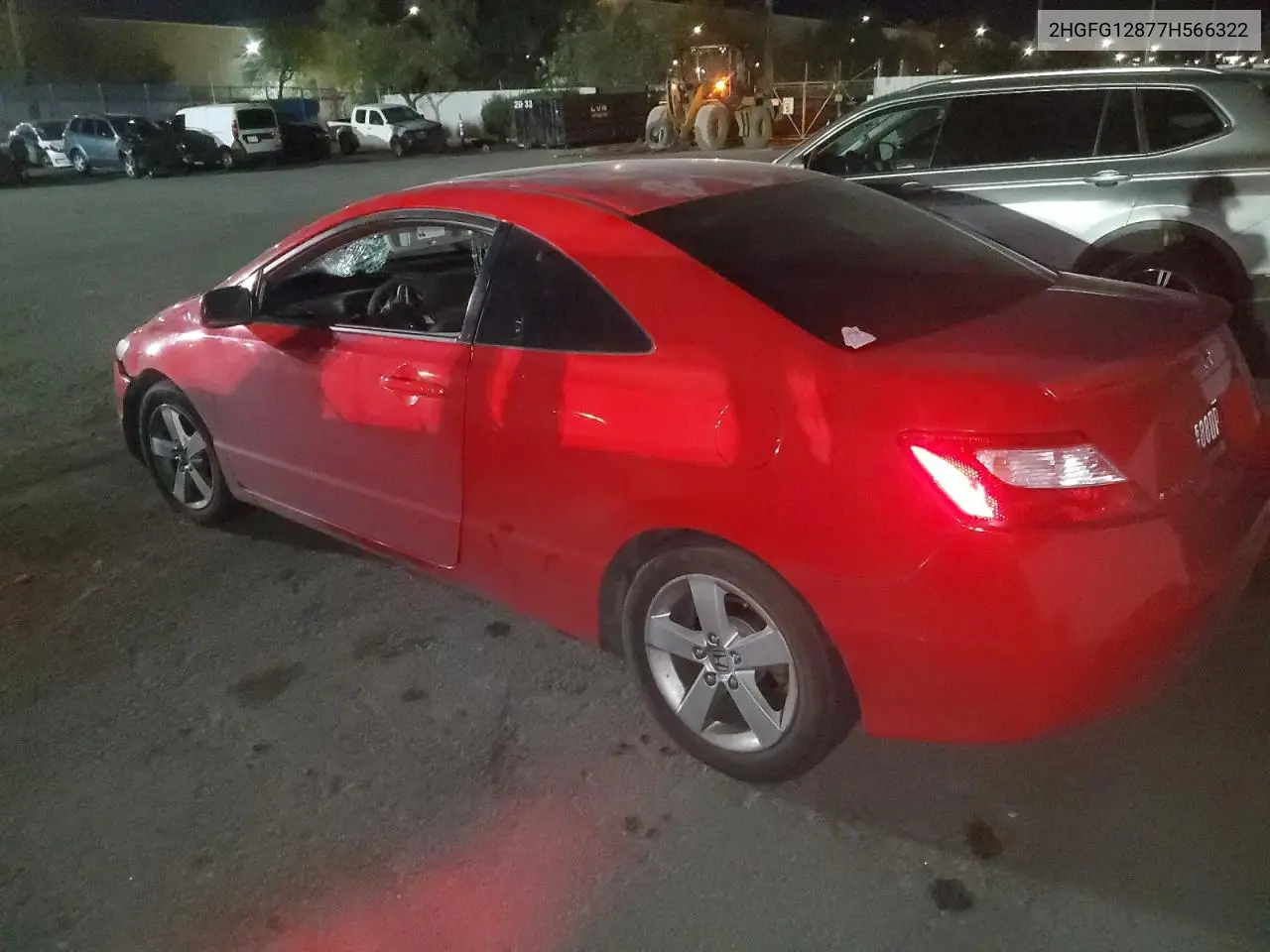 2007 Honda Civic Ex VIN: 2HGFG12877H566322 Lot: 63151075