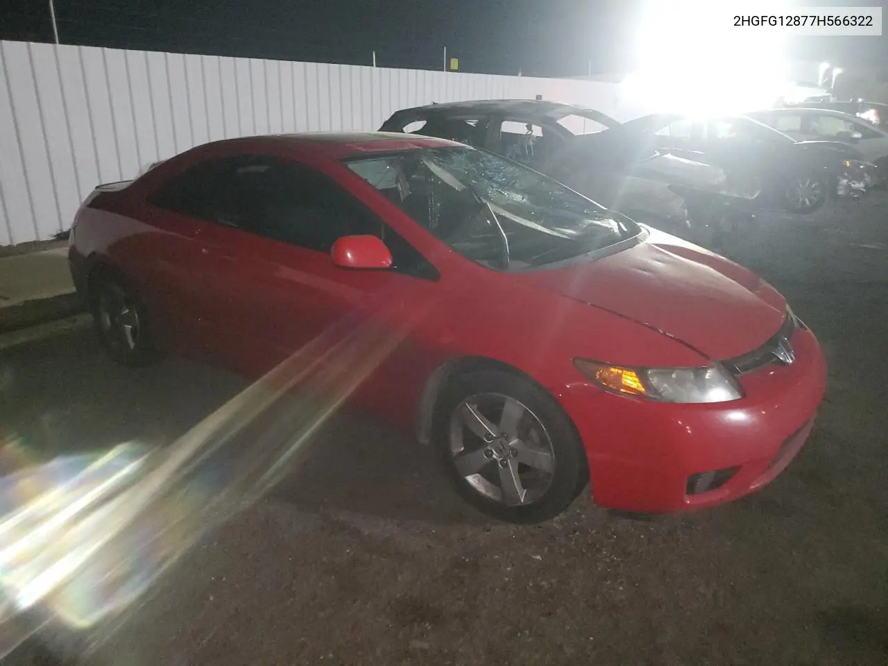 2007 Honda Civic Ex VIN: 2HGFG12877H566322 Lot: 63151075