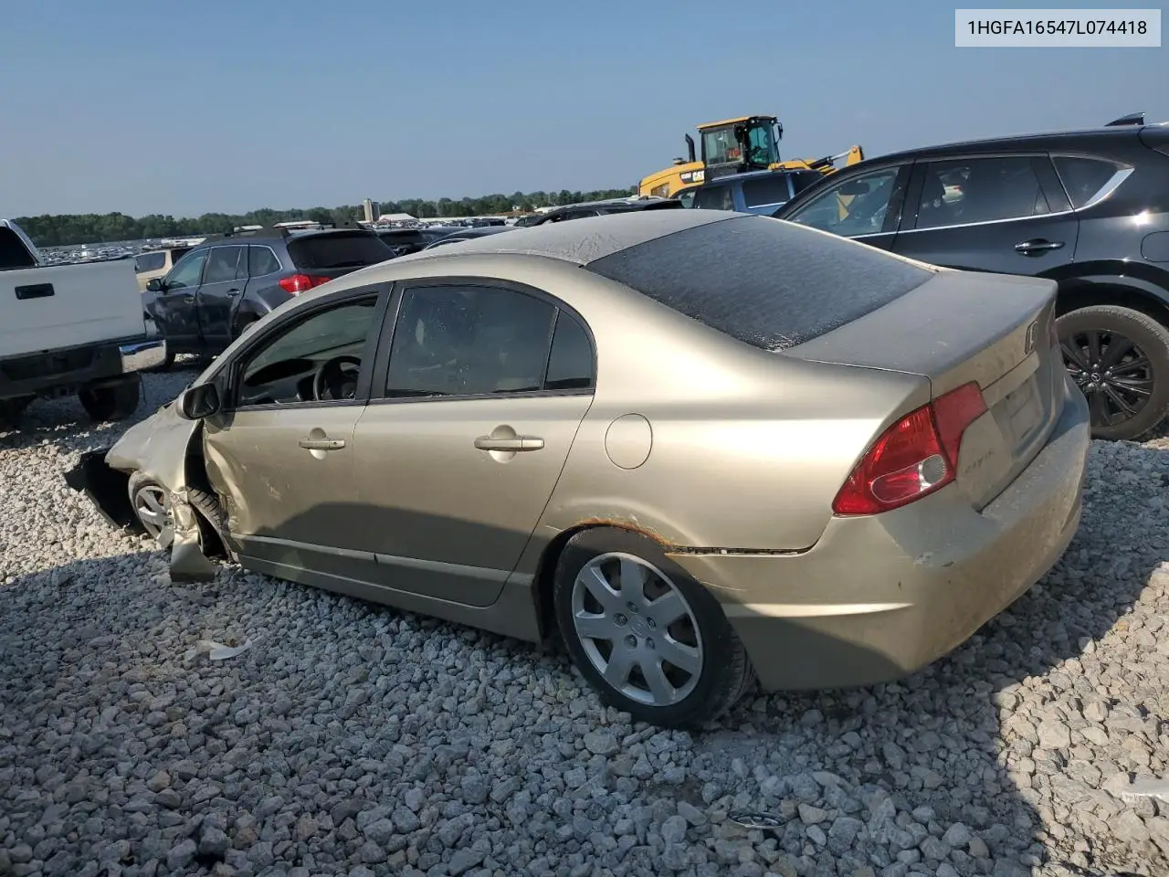 2007 Honda Civic Lx VIN: 1HGFA16547L074418 Lot: 65363915
