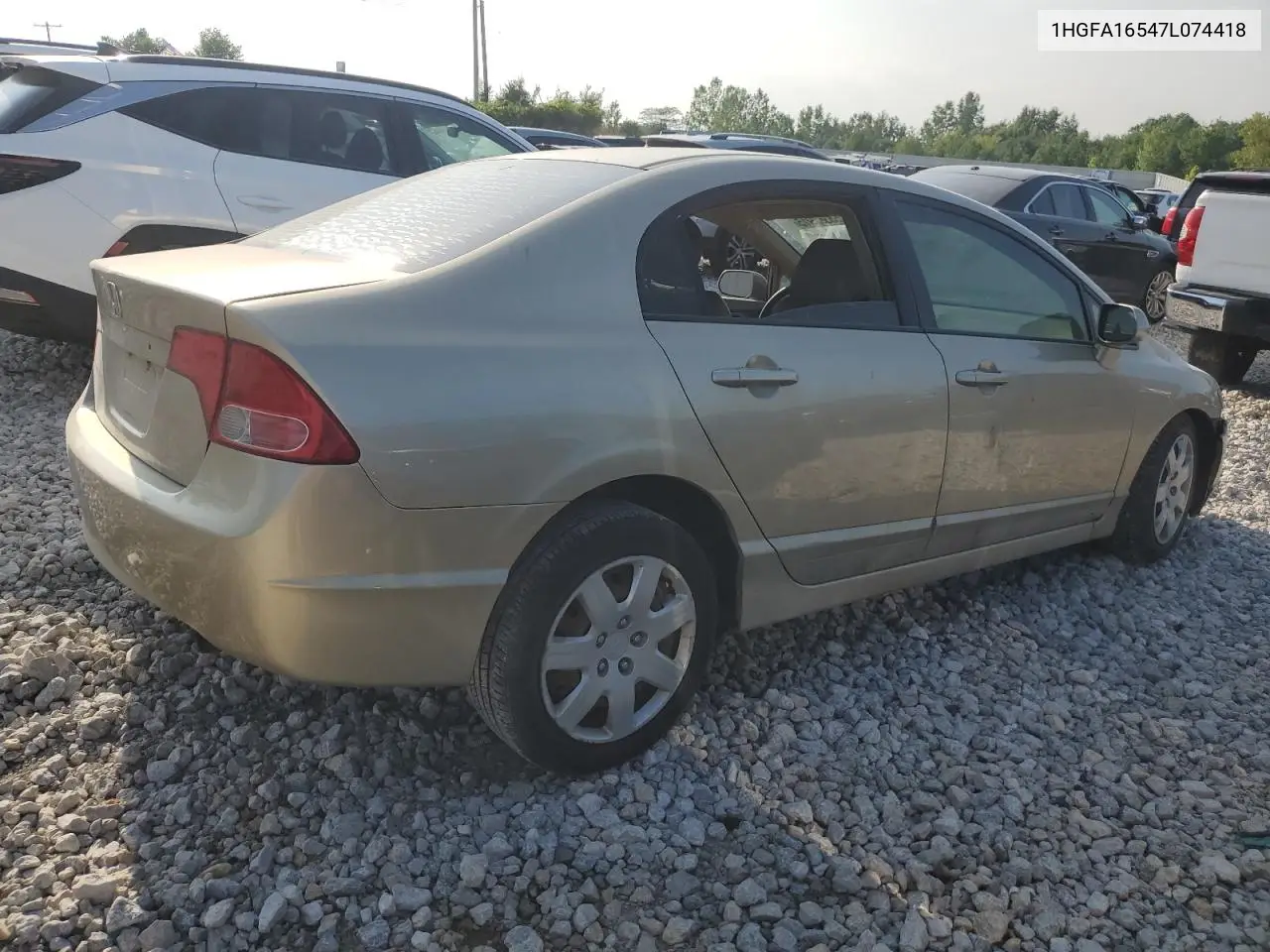 2007 Honda Civic Lx VIN: 1HGFA16547L074418 Lot: 65363915