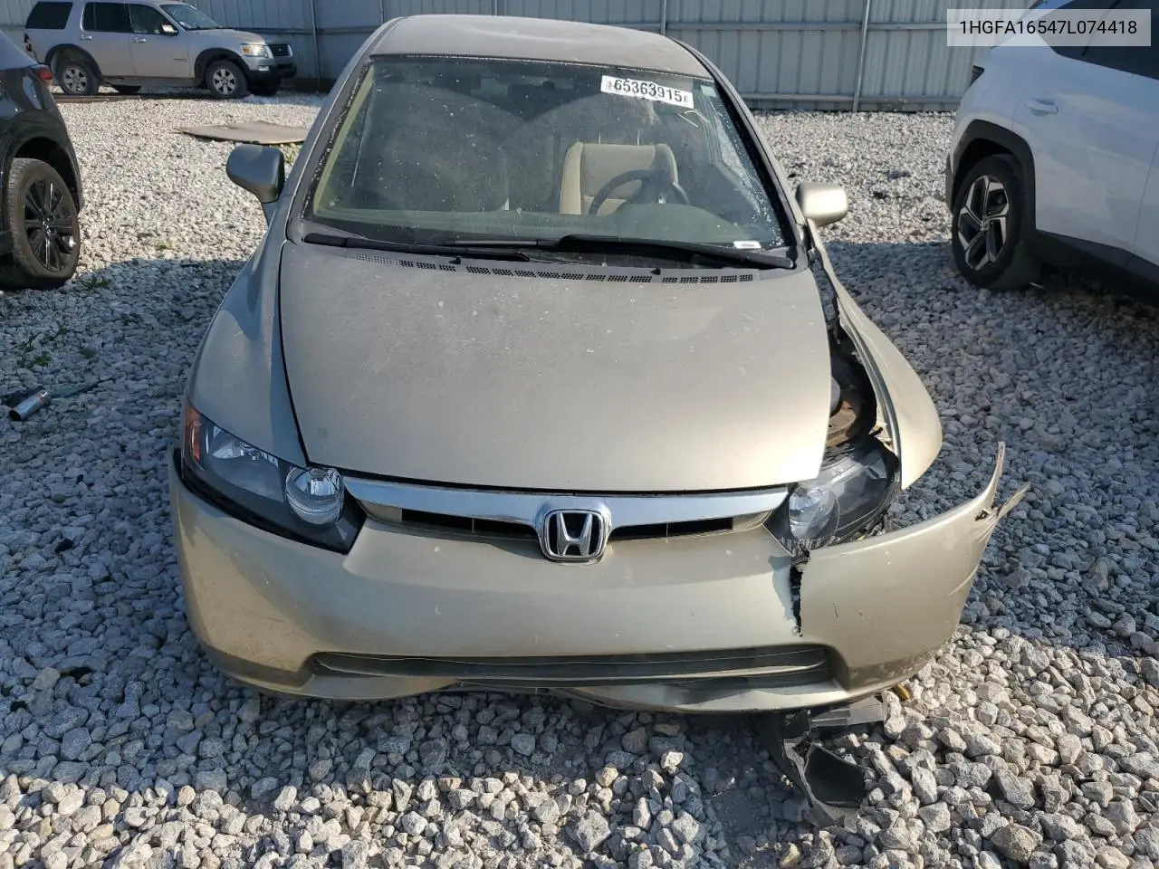 2007 Honda Civic Lx VIN: 1HGFA16547L074418 Lot: 65363915