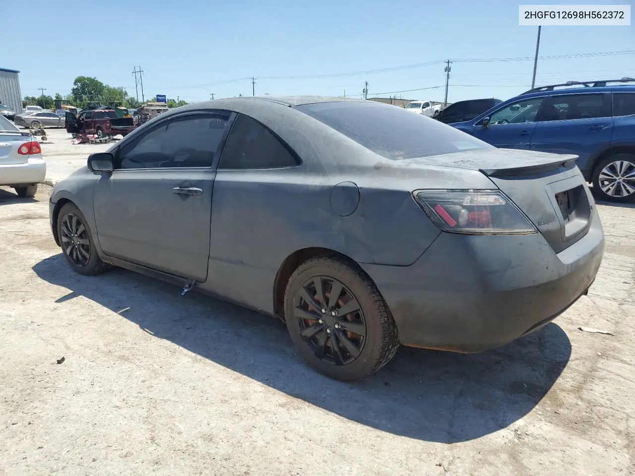 2008 Honda Civic Lx VIN: 2HGFG12698H562372 Lot: 55531105