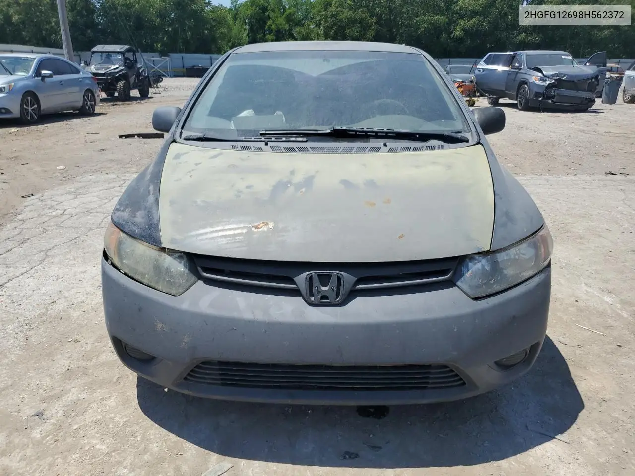 2008 Honda Civic Lx VIN: 2HGFG12698H562372 Lot: 55531105