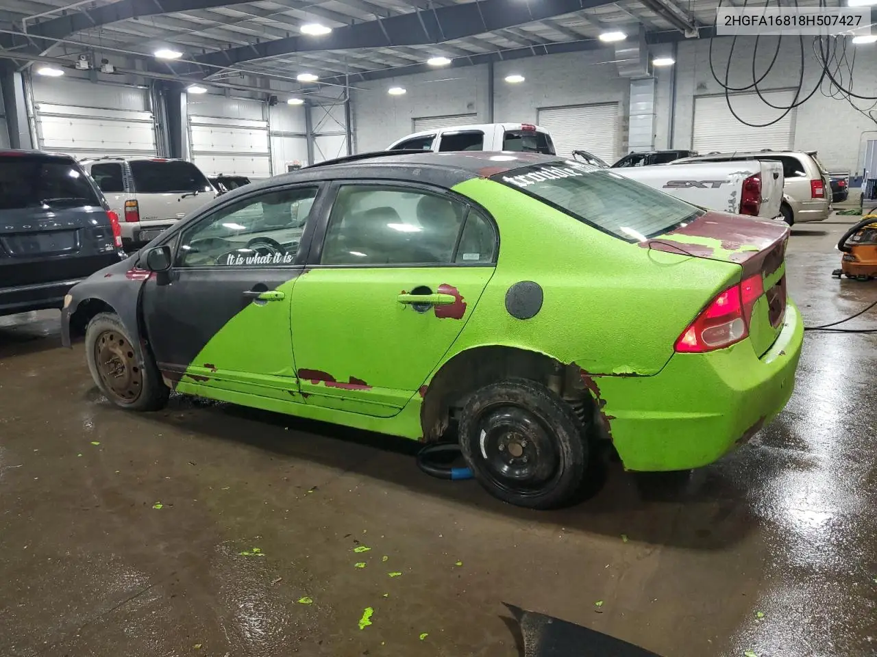 2008 Honda Civic Ex VIN: 2HGFA16818H507427 Lot: 56629185