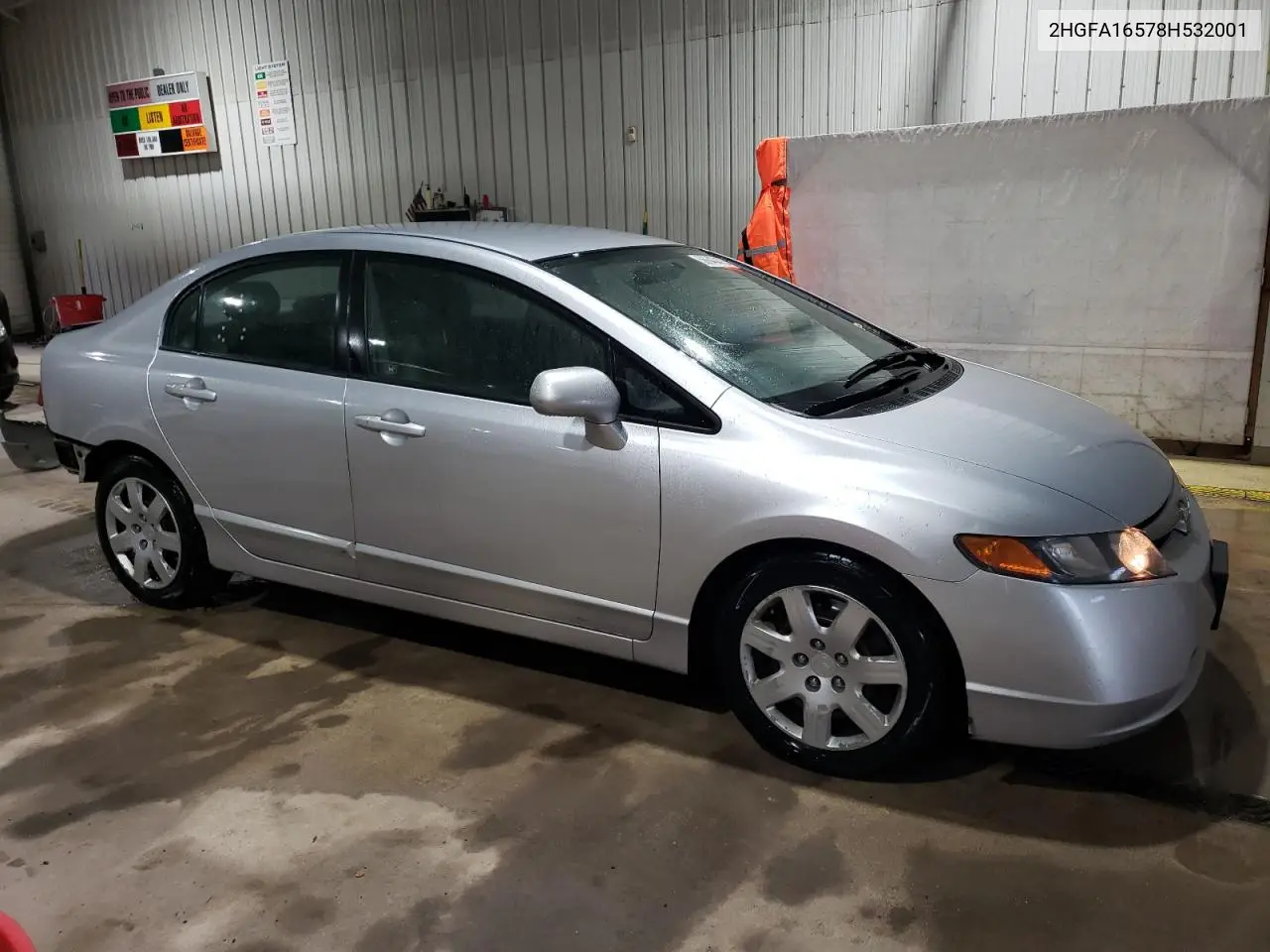2008 Honda Civic Lx VIN: 2HGFA16578H532001 Lot: 56640475