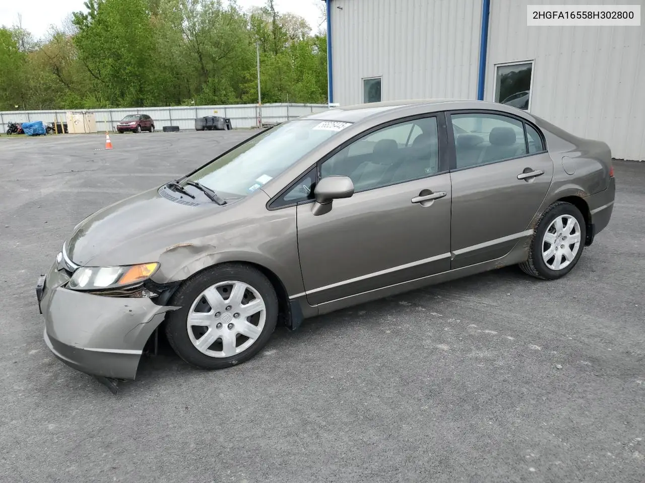 2008 Honda Civic Lx VIN: 2HGFA16558H302800 Lot: 56826445