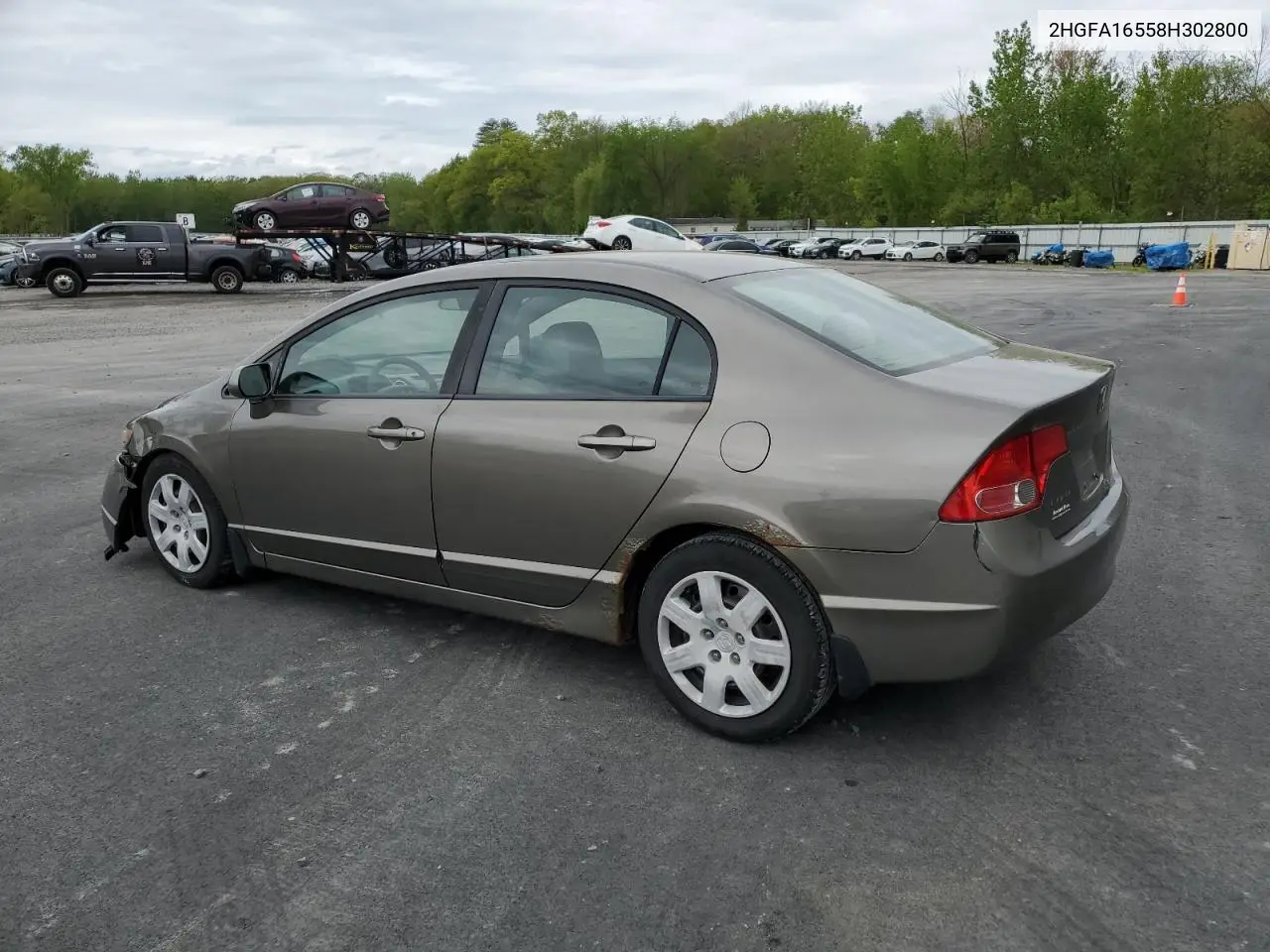 2008 Honda Civic Lx VIN: 2HGFA16558H302800 Lot: 56826445
