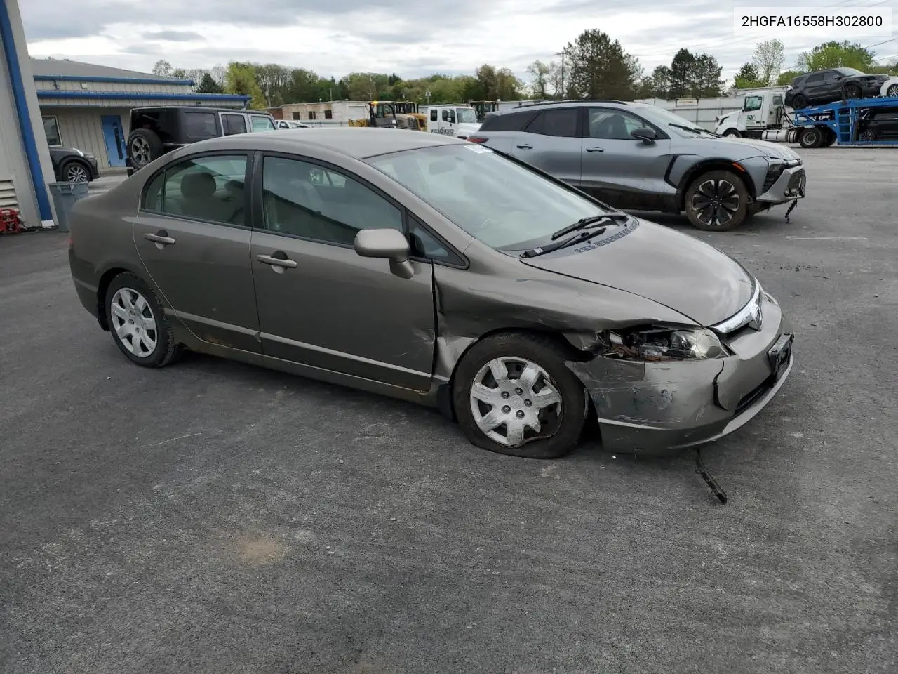 2008 Honda Civic Lx VIN: 2HGFA16558H302800 Lot: 56826445