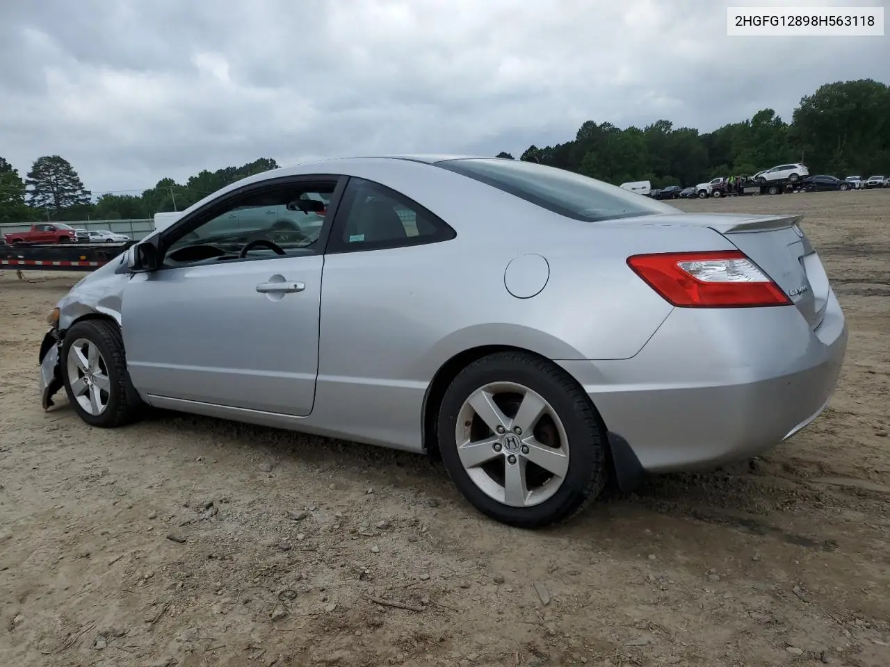 2008 Honda Civic Ex VIN: 2HGFG12898H563118 Lot: 56943205