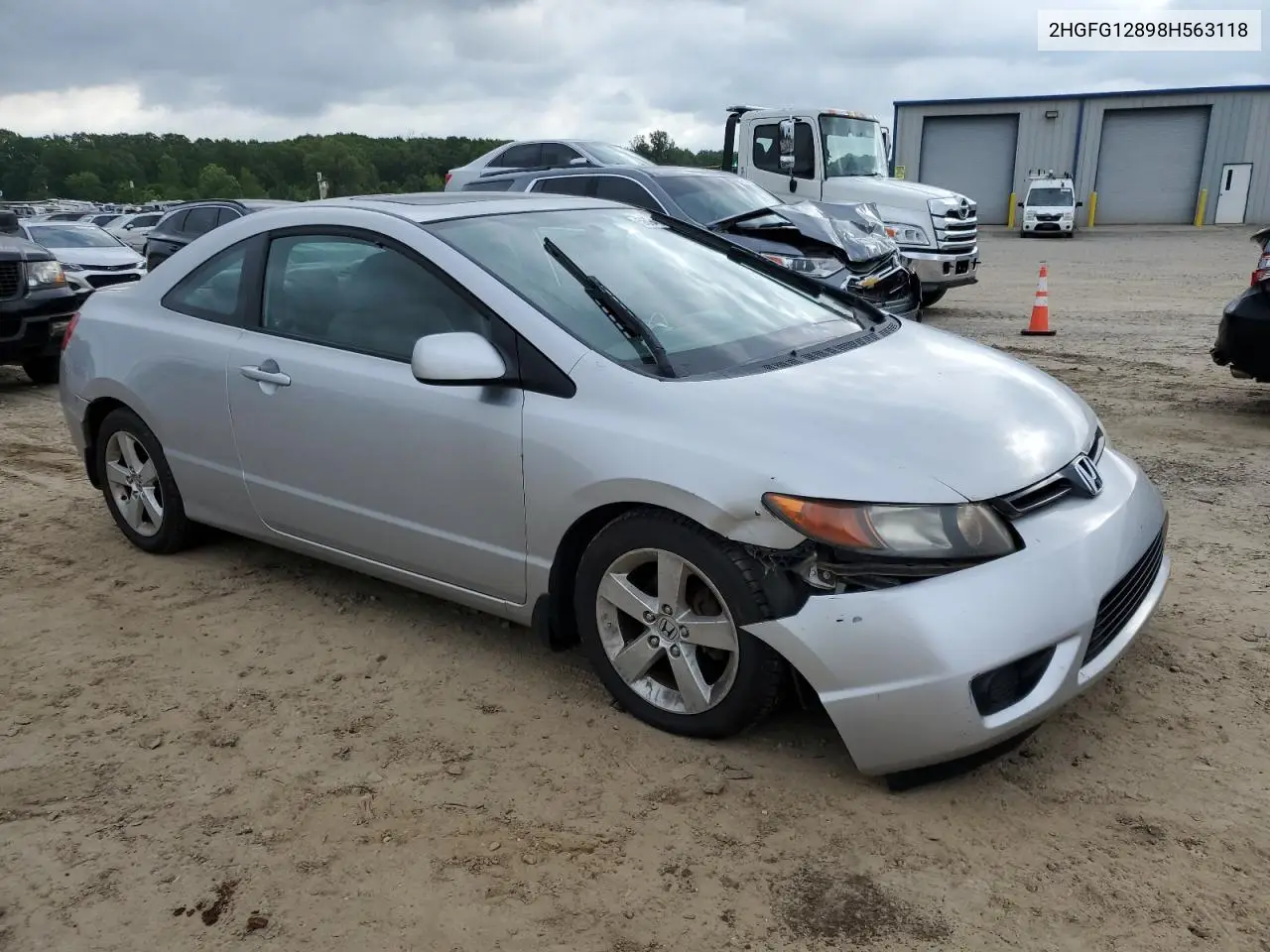 2008 Honda Civic Ex VIN: 2HGFG12898H563118 Lot: 56943205