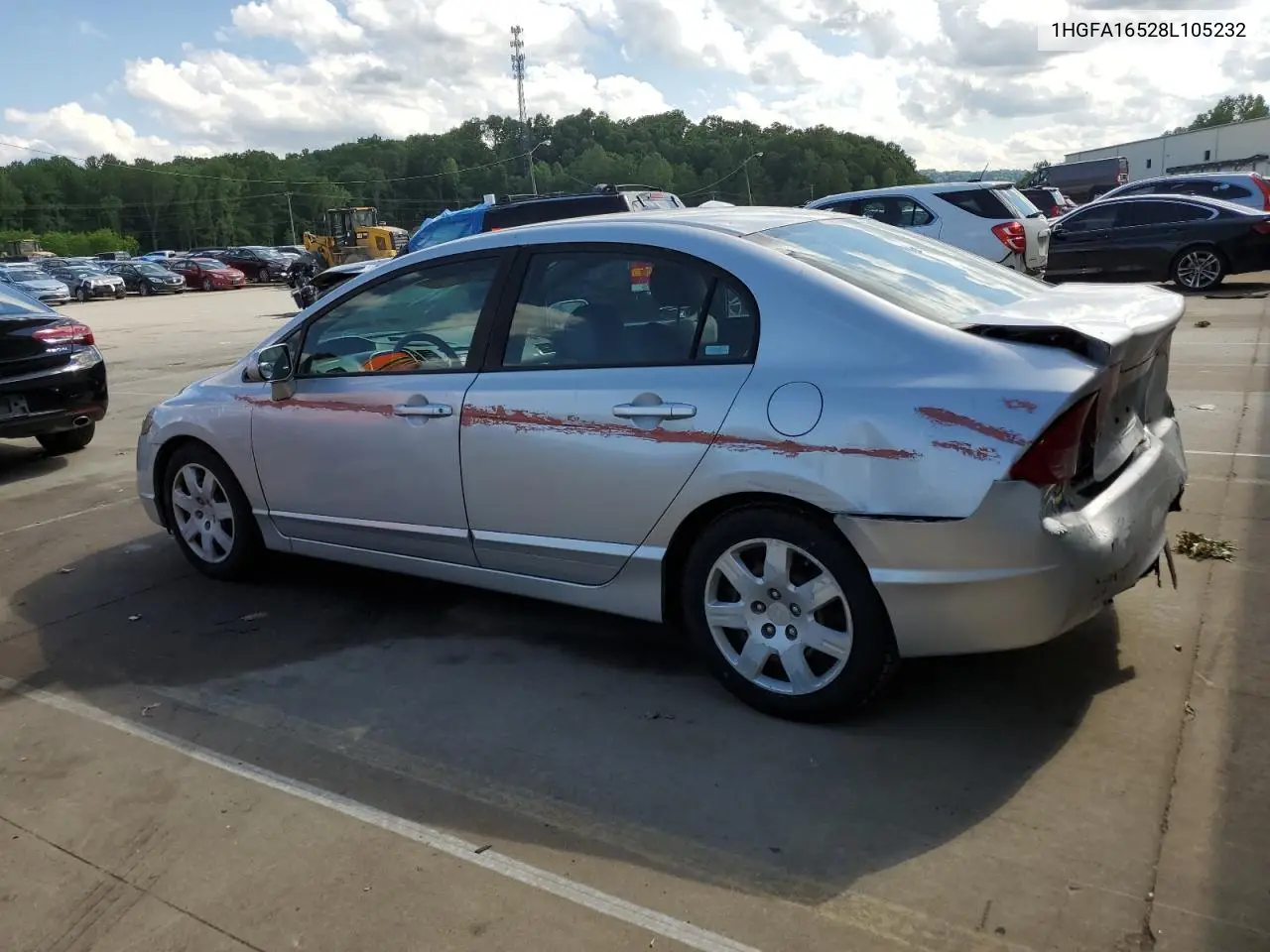 2008 Honda Civic Lx VIN: 1HGFA16528L105232 Lot: 57134095