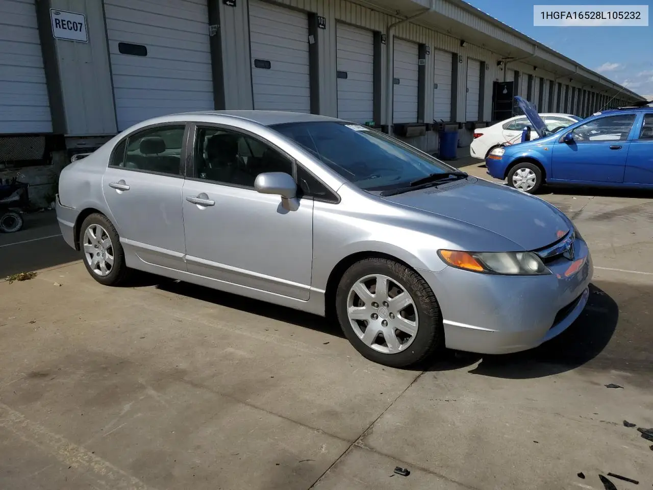 2008 Honda Civic Lx VIN: 1HGFA16528L105232 Lot: 57134095