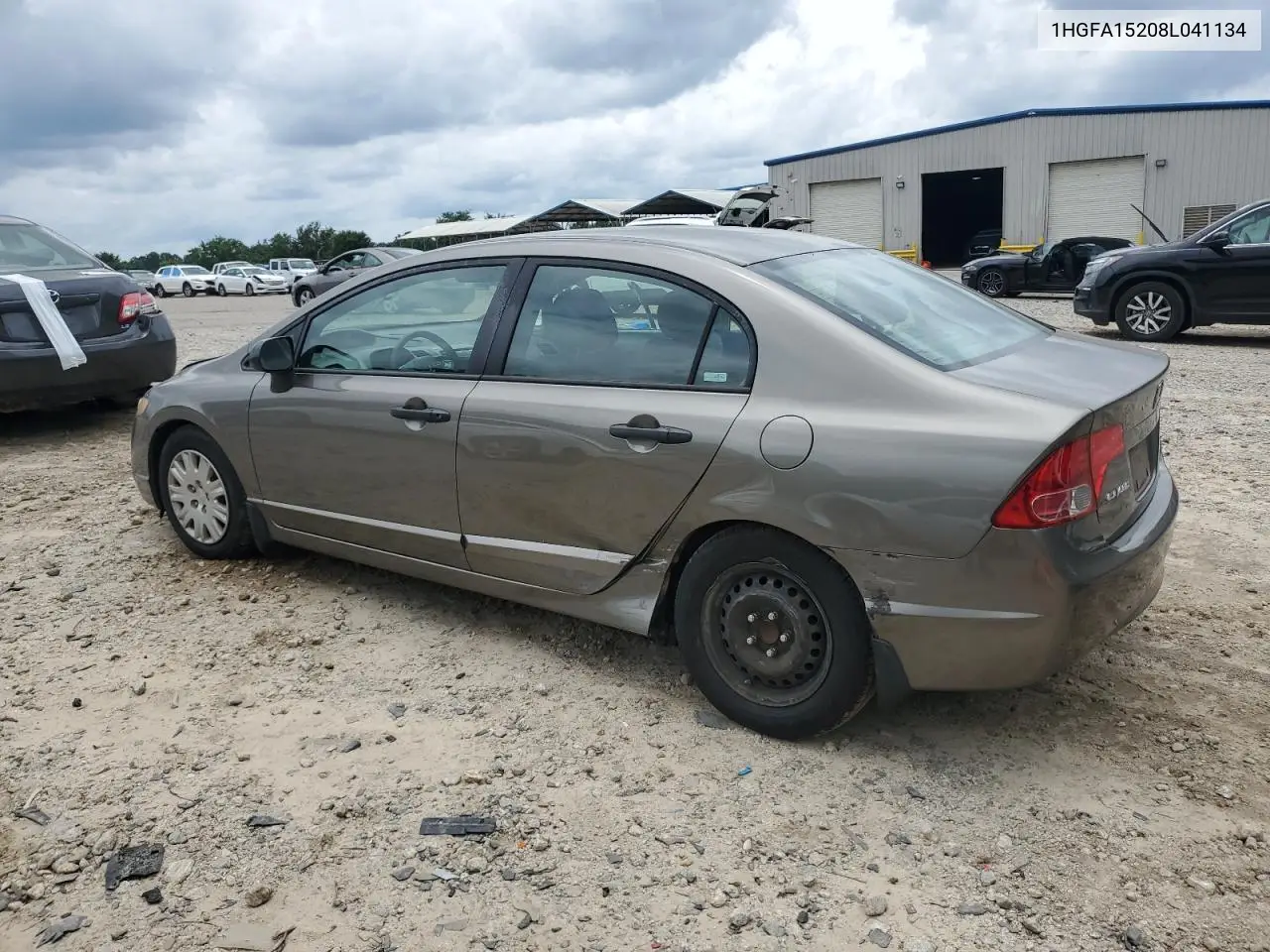 2008 Honda Civic Dx VIN: 1HGFA15208L041134 Lot: 60665185