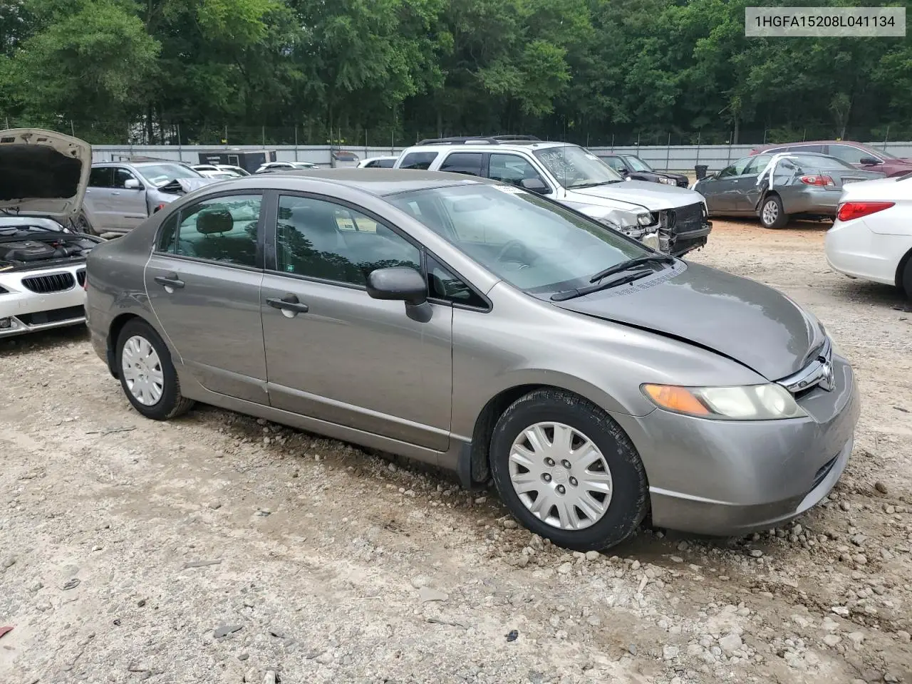2008 Honda Civic Dx VIN: 1HGFA15208L041134 Lot: 60665185