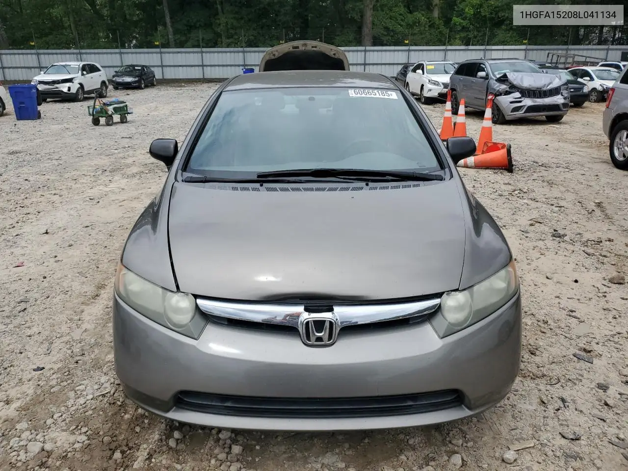 2008 Honda Civic Dx VIN: 1HGFA15208L041134 Lot: 60665185