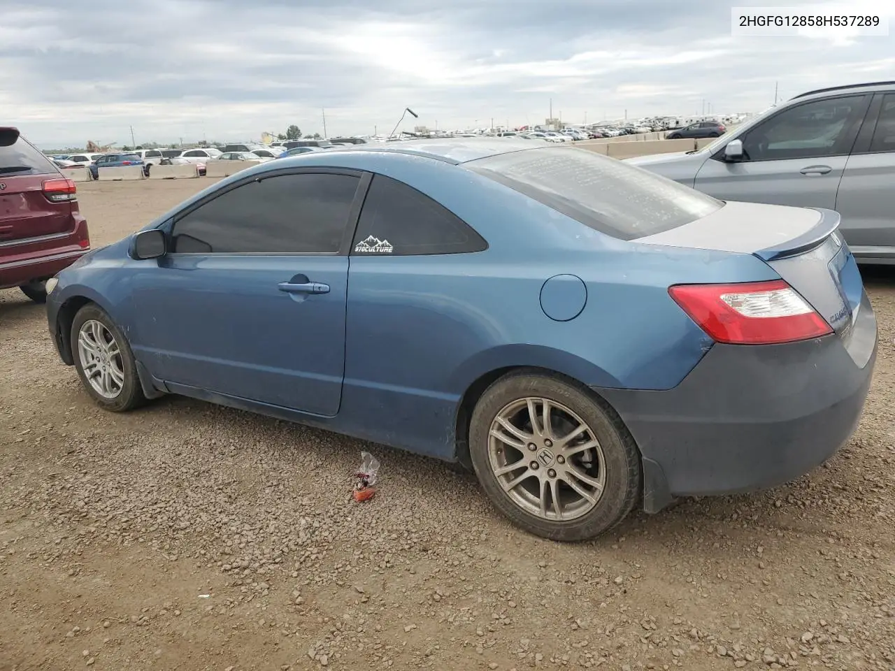 2008 Honda Civic Ex VIN: 2HGFG12858H537289 Lot: 62375625