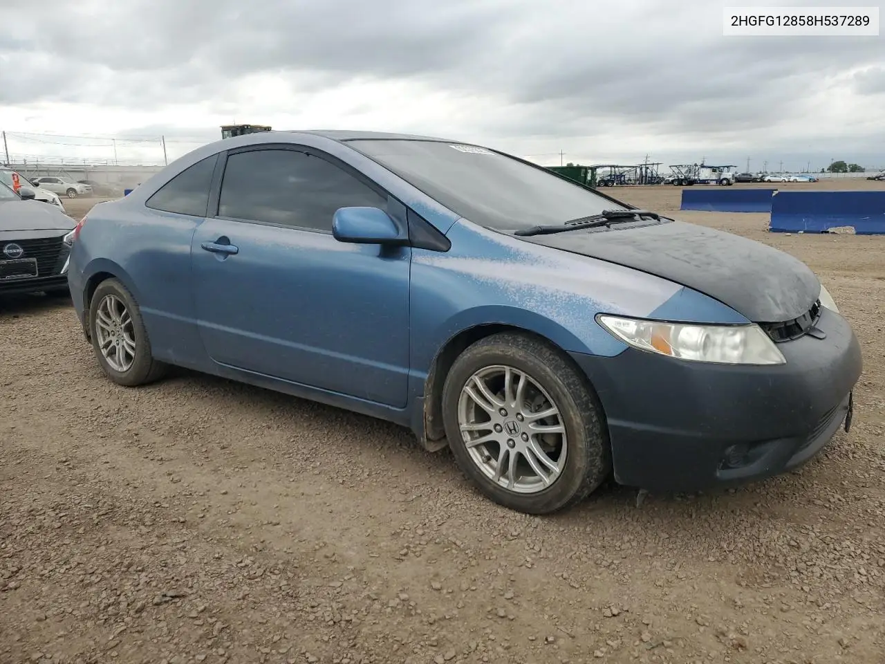 2008 Honda Civic Ex VIN: 2HGFG12858H537289 Lot: 62375625