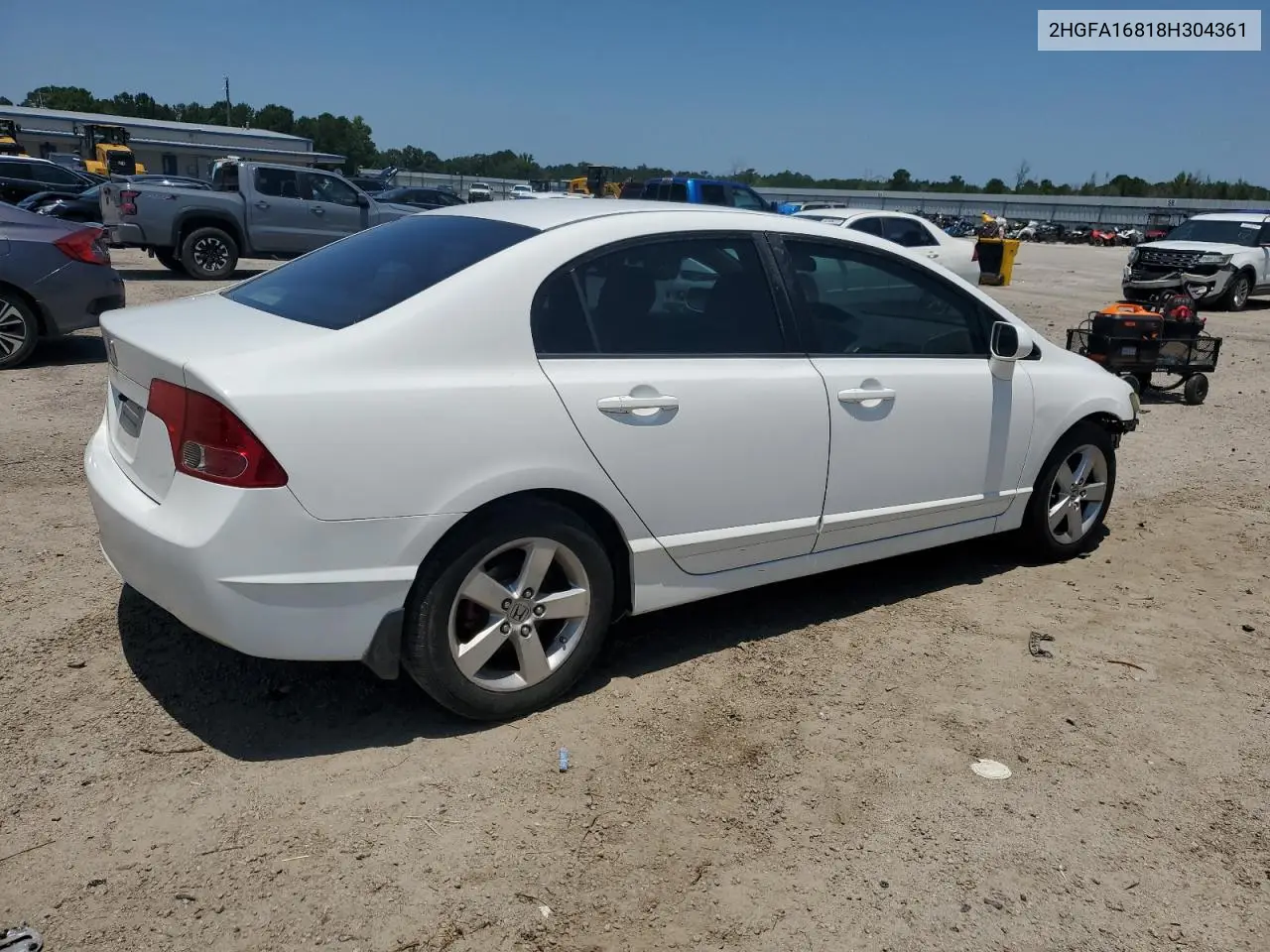 2008 Honda Civic Ex VIN: 2HGFA16818H304361 Lot: 62574835