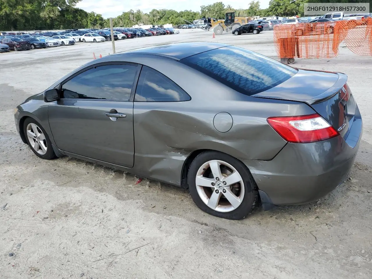 2008 Honda Civic Exl VIN: 2HGFG12918H577300 Lot: 62754285