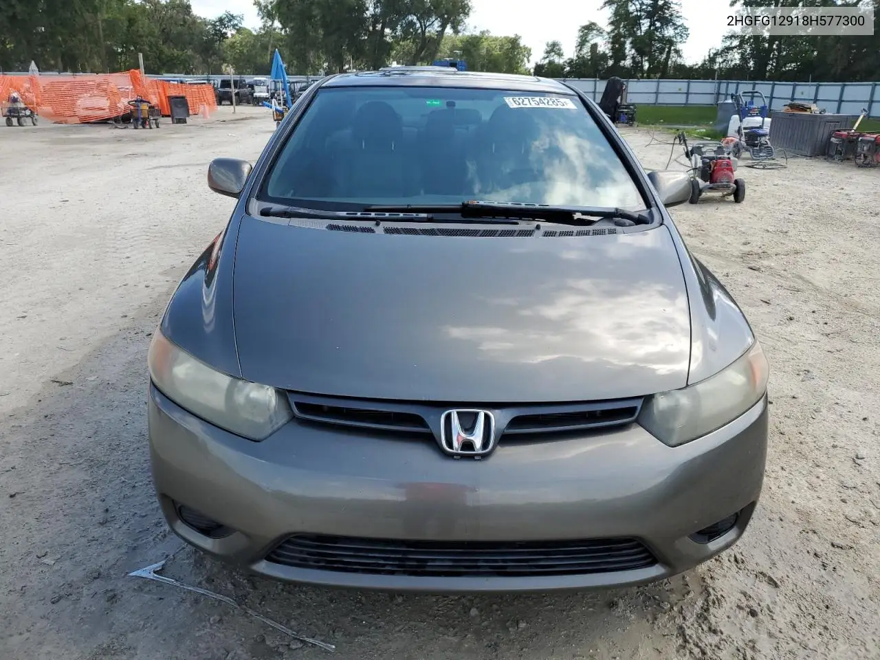2008 Honda Civic Exl VIN: 2HGFG12918H577300 Lot: 62754285