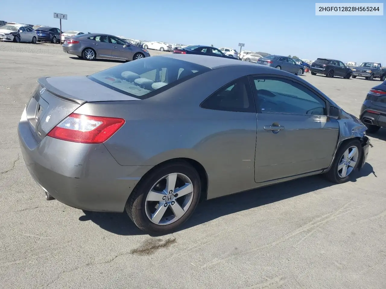 2008 Honda Civic Ex VIN: 2HGFG12828H565244 Lot: 62961615