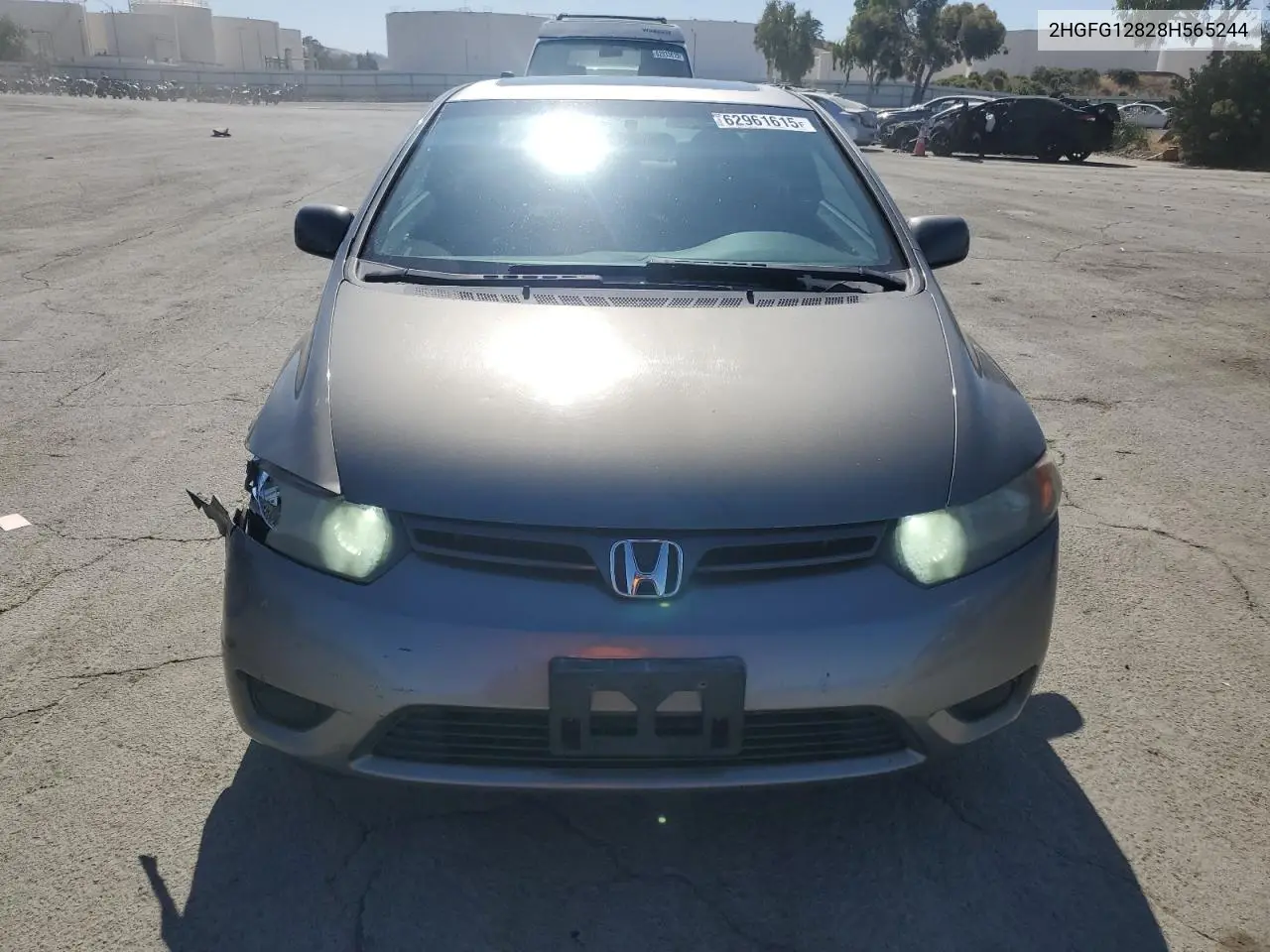 2008 Honda Civic Ex VIN: 2HGFG12828H565244 Lot: 62961615