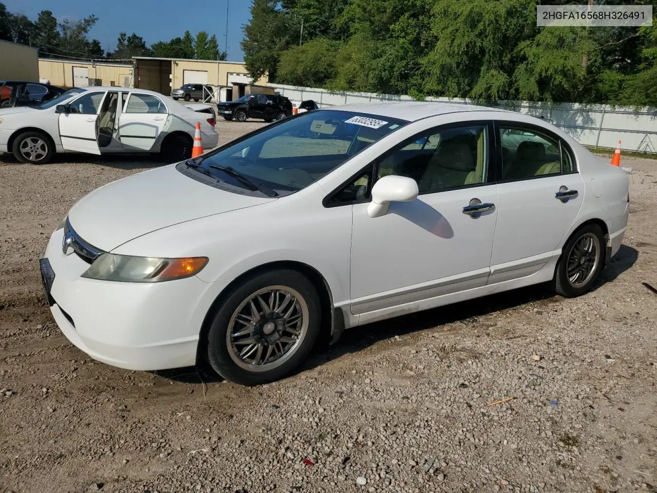 2008 Honda Civic Lx VIN: 2HGFA16568H326491 Lot: 63032955