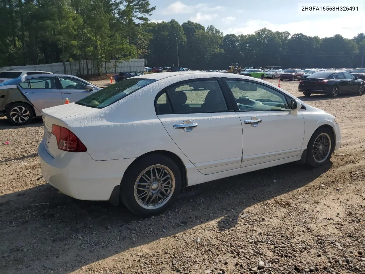 2008 Honda Civic Lx VIN: 2HGFA16568H326491 Lot: 63032955