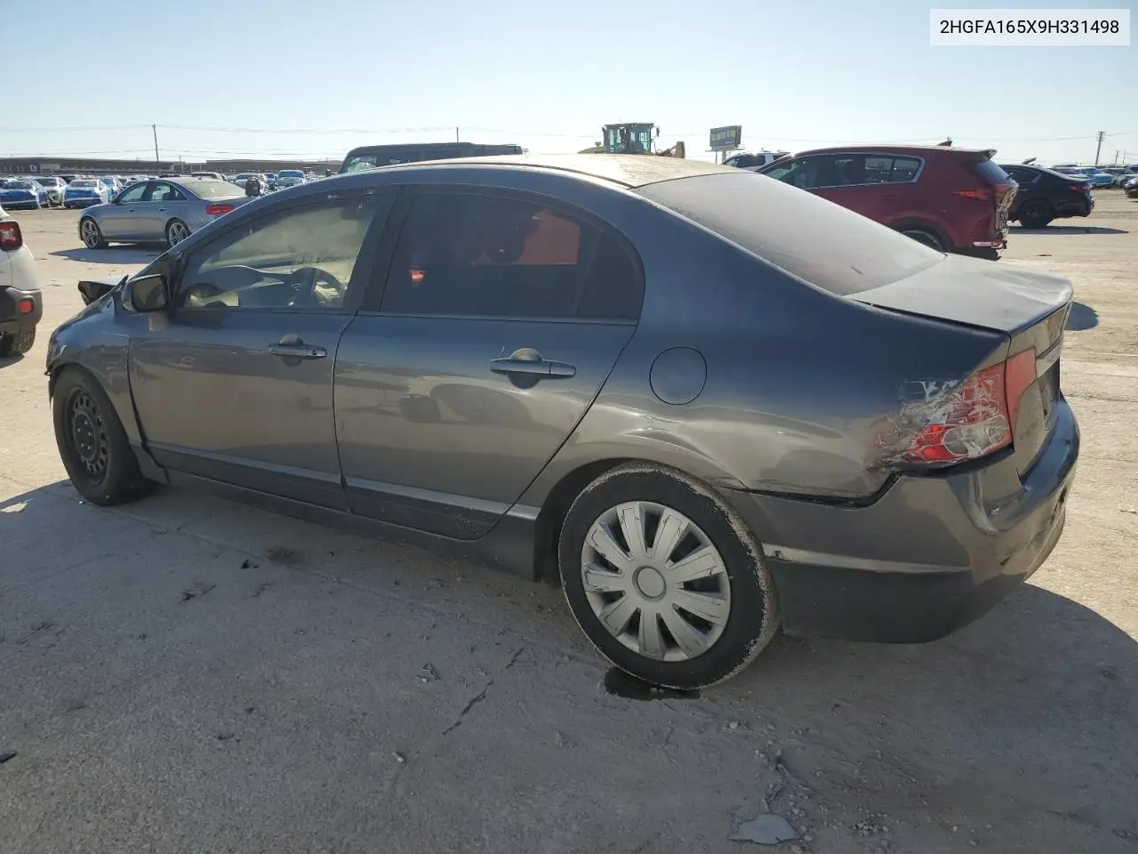 2009 Honda Civic Lx VIN: 2HGFA165X9H331498 Lot: 47370095