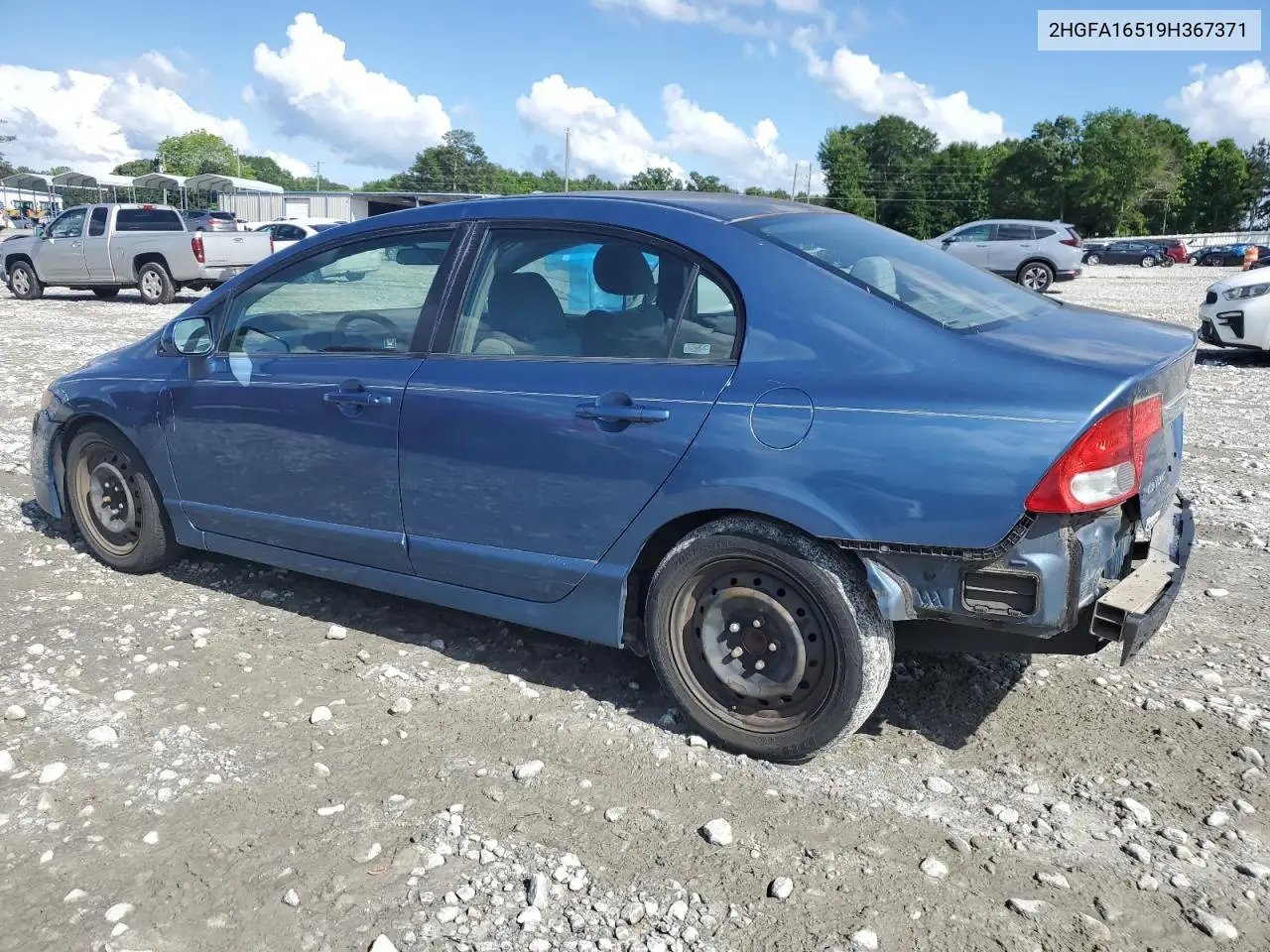 2009 Honda Civic Lx VIN: 2HGFA16519H367371 Lot: 53455605