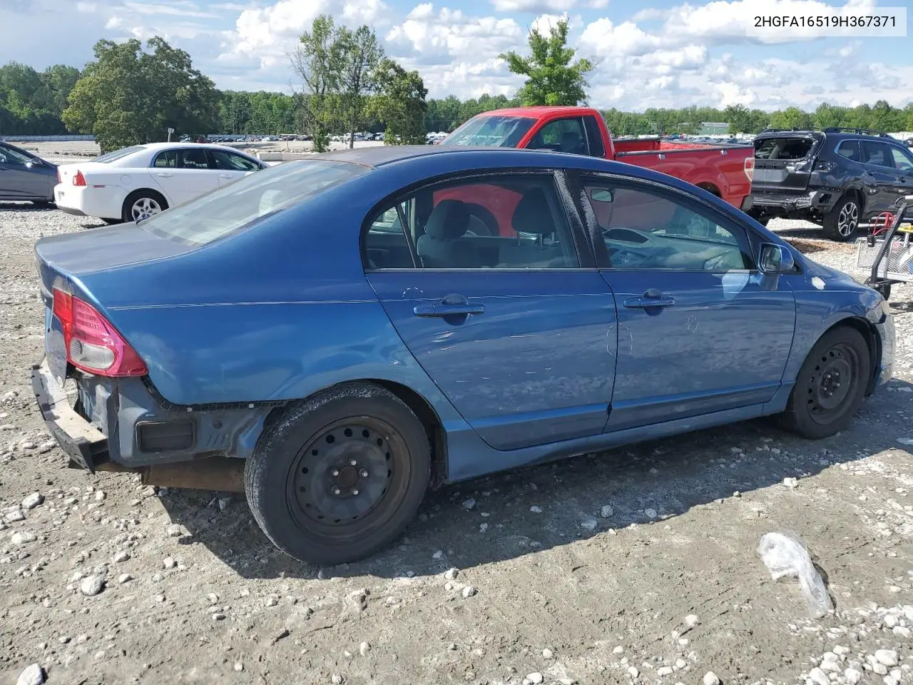 2009 Honda Civic Lx VIN: 2HGFA16519H367371 Lot: 53455605