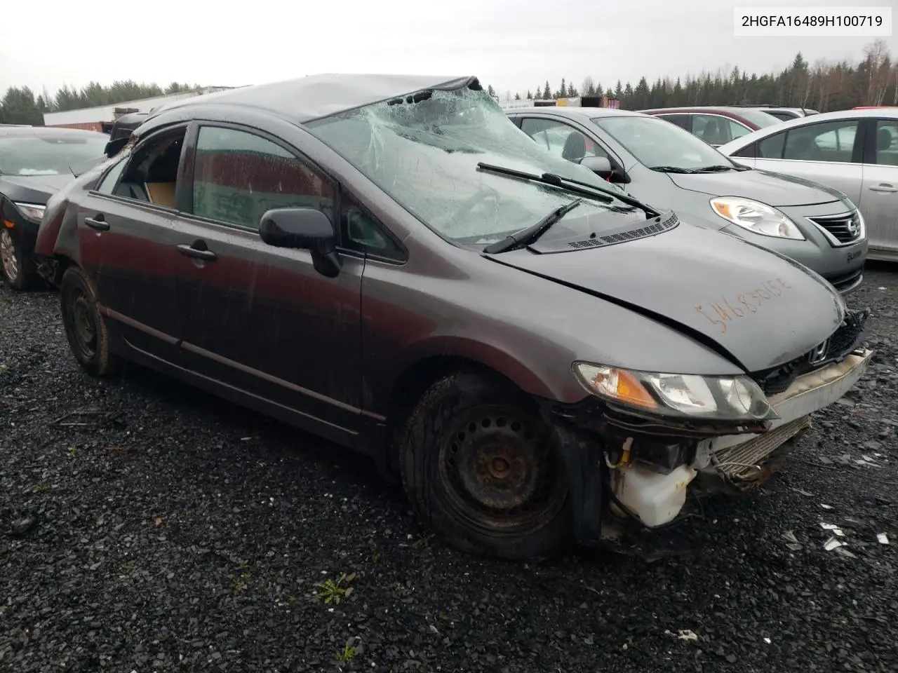 2009 Honda Civic Dx-G VIN: 2HGFA16489H100719 Lot: 54683015