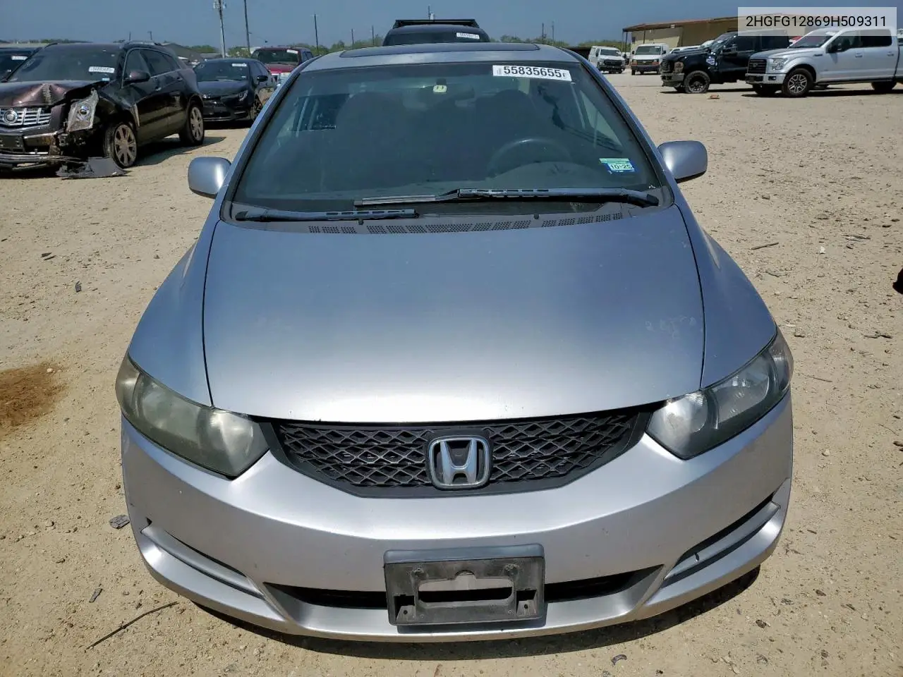 2009 Honda Civic Ex VIN: 2HGFG12869H509311 Lot: 55835655