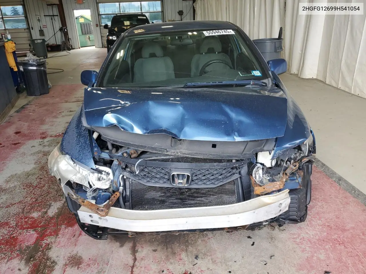 2009 Honda Civic Lx VIN: 2HGFG12699H541054 Lot: 55946745