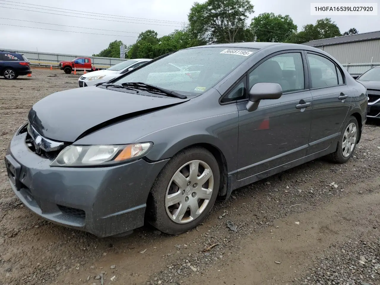 2009 Honda Civic Lx VIN: 1HGFA16539L027920 Lot: 56651195