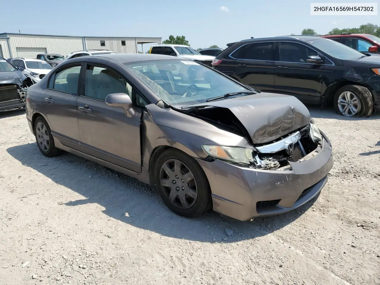 2009 Honda Civic Lx VIN: 2HGFA16569H547302 Lot: 56963465