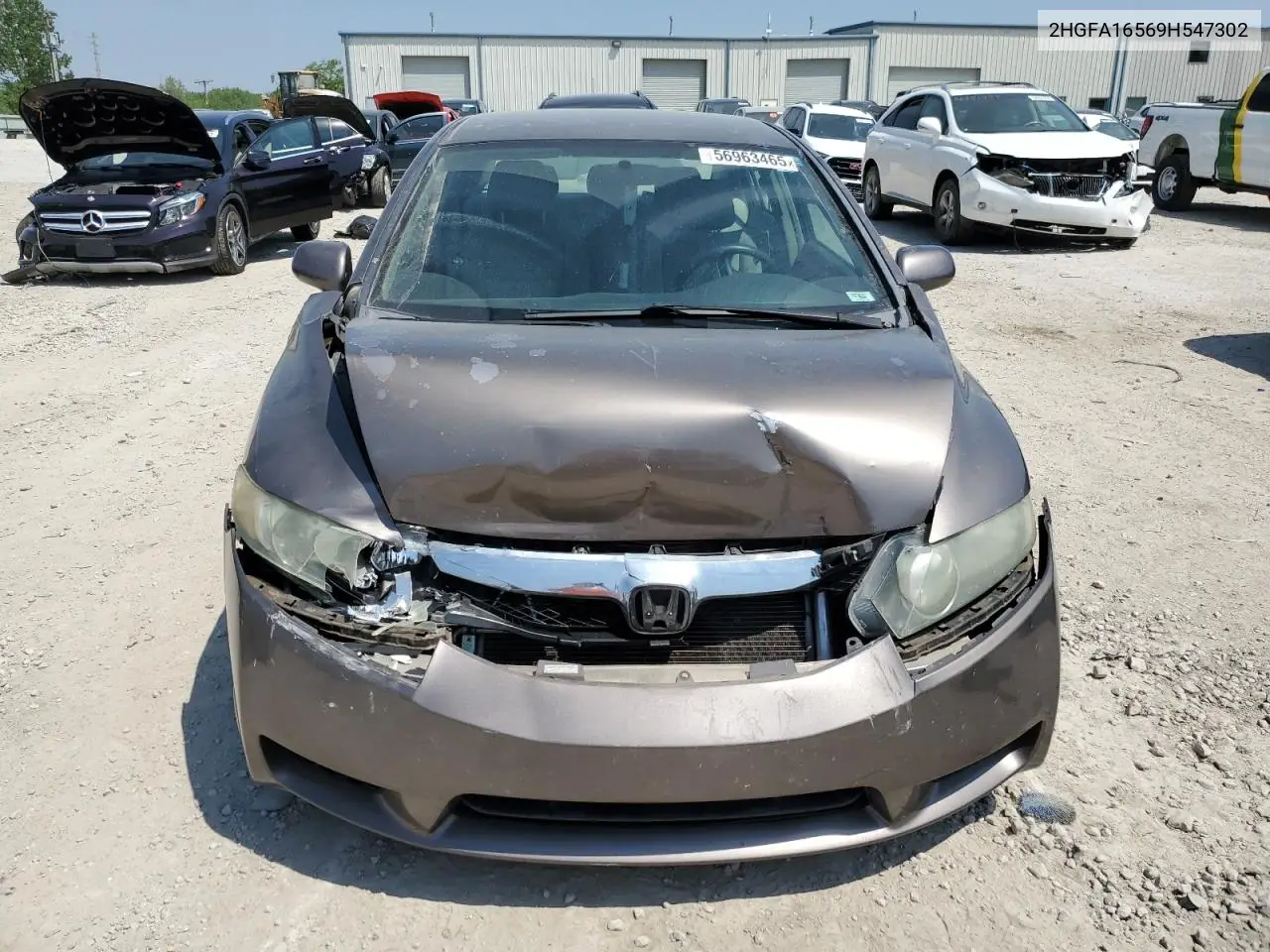 2009 Honda Civic Lx VIN: 2HGFA16569H547302 Lot: 56963465