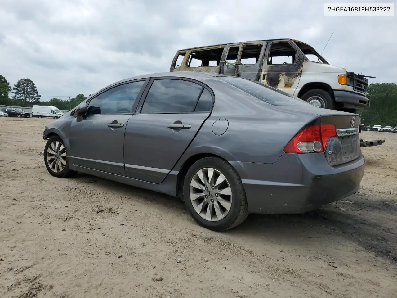 2009 Honda Civic Ex VIN: 2HGFA16819H533222 Lot: 56990755