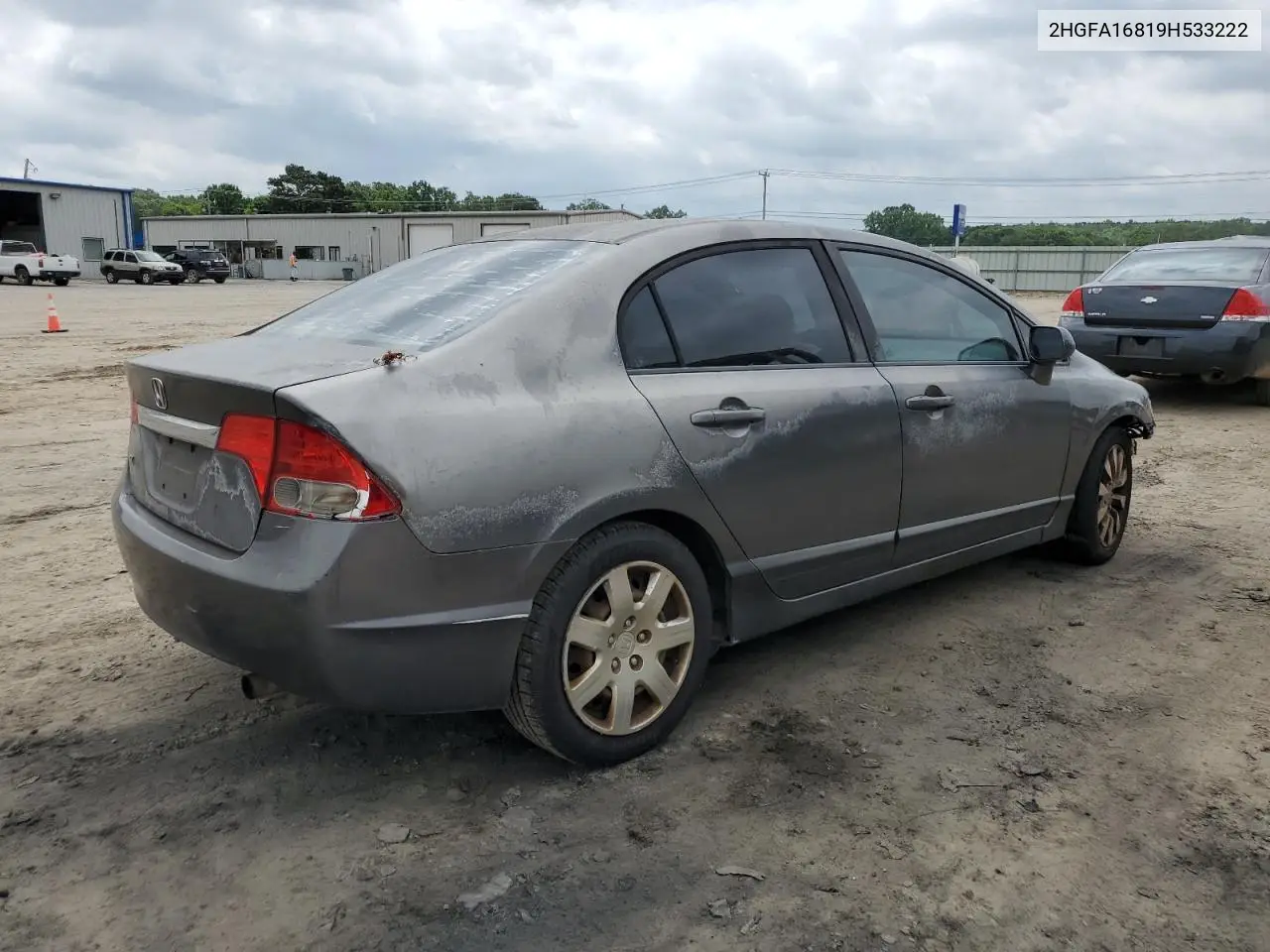 2009 Honda Civic Ex VIN: 2HGFA16819H533222 Lot: 56990755