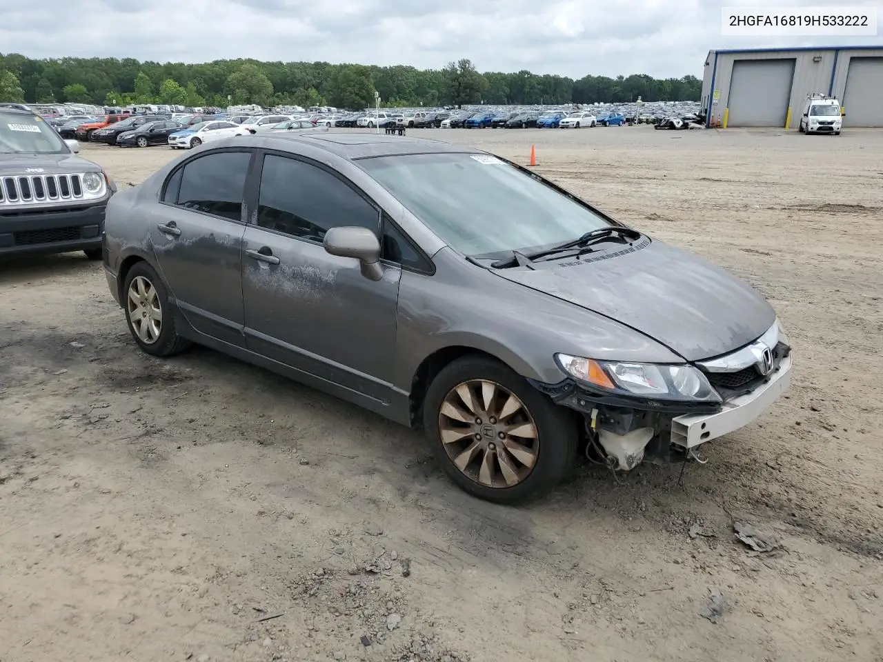 2009 Honda Civic Ex VIN: 2HGFA16819H533222 Lot: 56990755