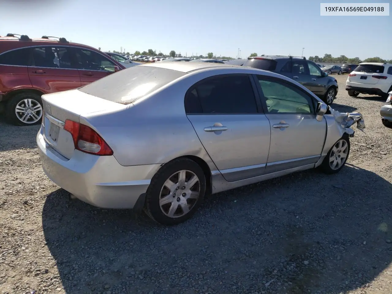 2009 Honda Civic Lx VIN: 19XFA16569E049188 Lot: 56997885