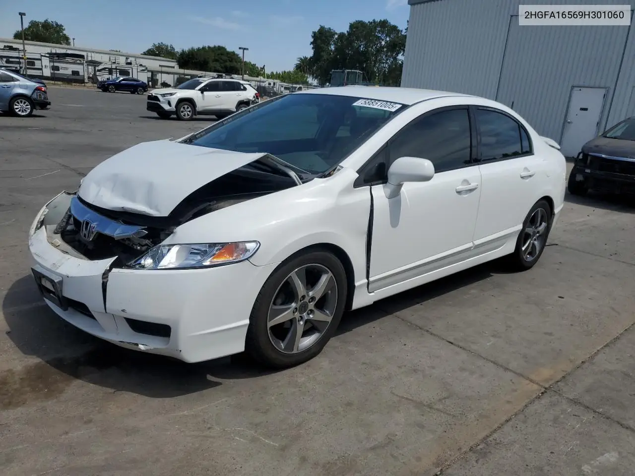 2009 Honda Civic Lx VIN: 2HGFA16569H301060 Lot: 58851005