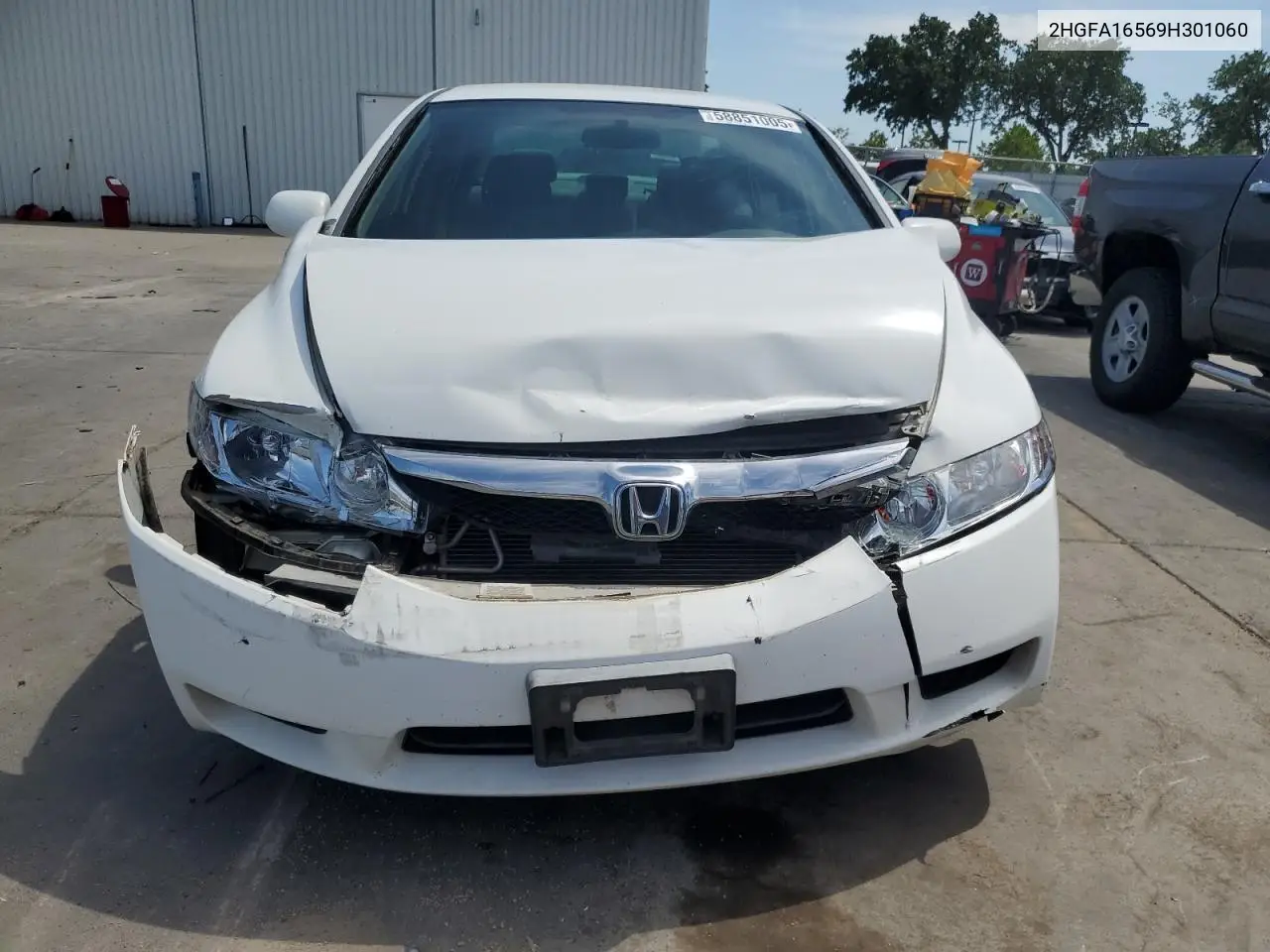 2009 Honda Civic Lx VIN: 2HGFA16569H301060 Lot: 58851005